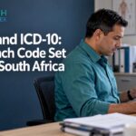 Specialist compares medical coding claim pages